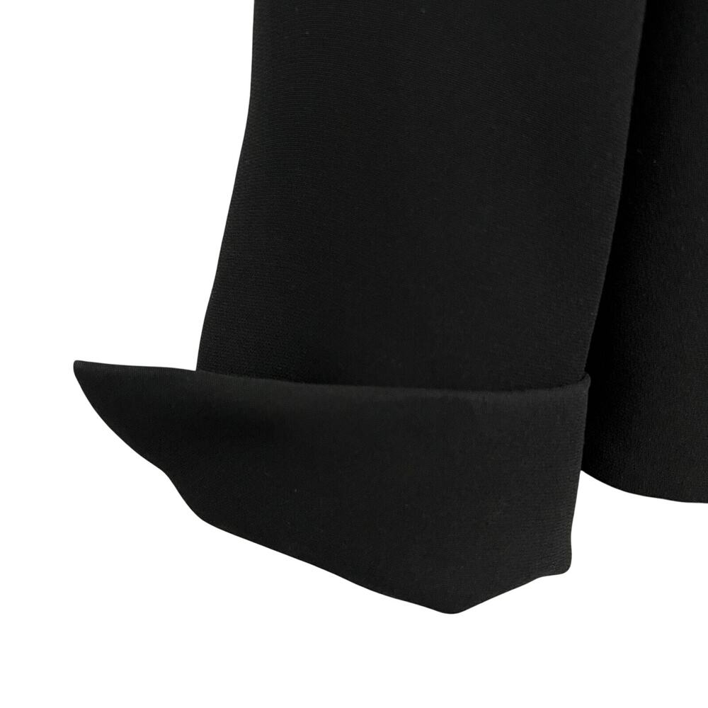 Vintage Anne Klein Blazer Womens 8 Black Dress Jacket Crepe Office Formal 90's - Picture 6 of 13